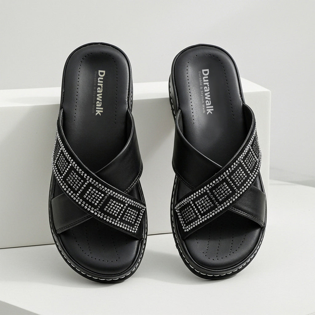 LS-Black Cross Straps