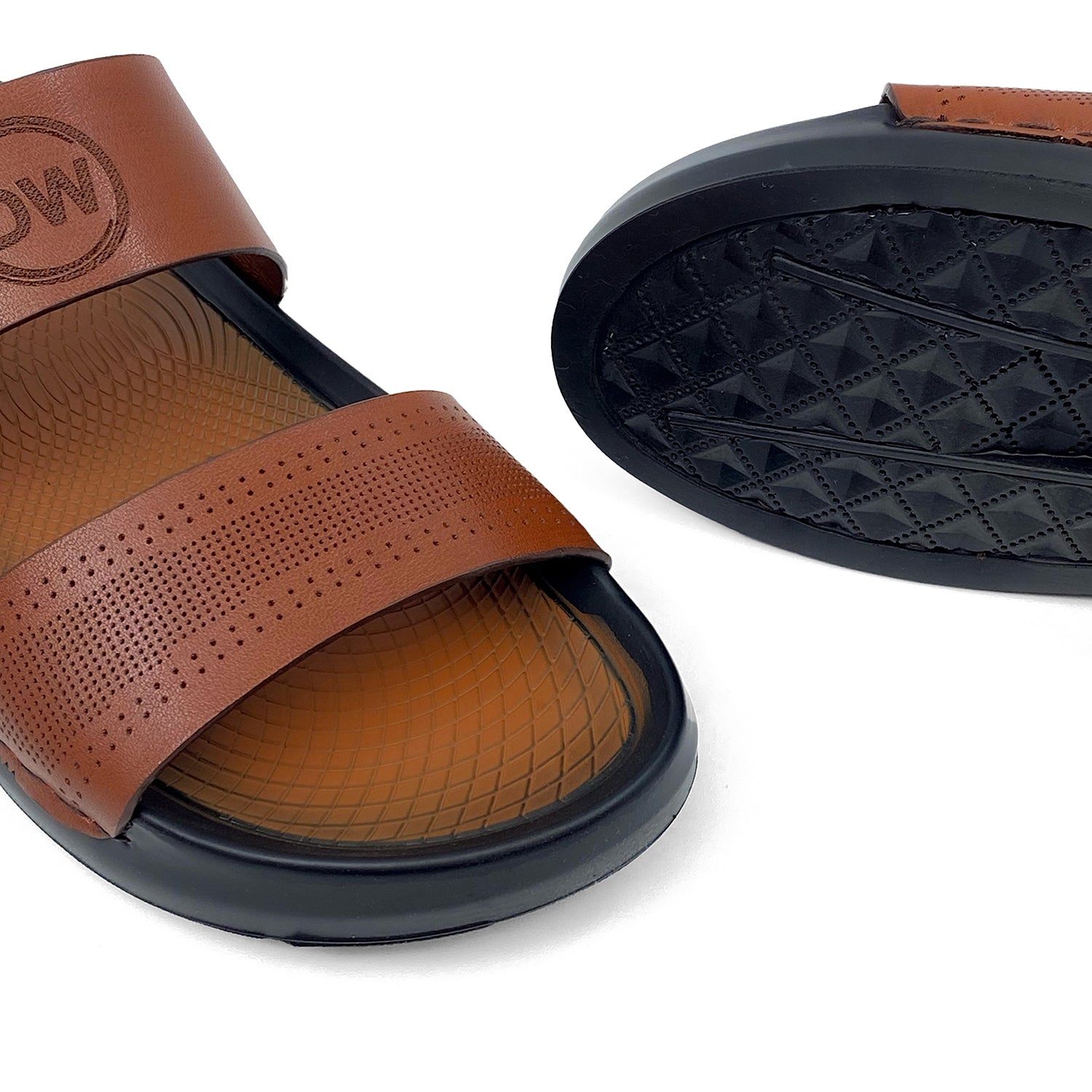 Mustard Double Strap Slipper