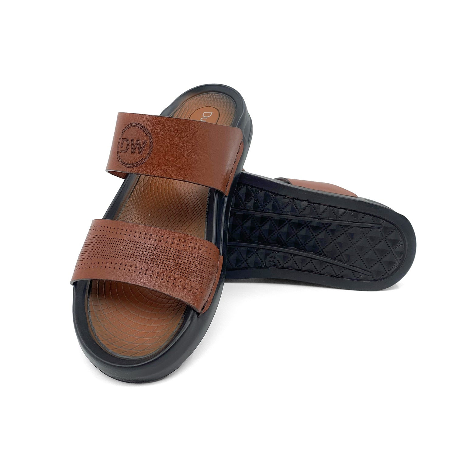 Mustard Double Strap Slipper
