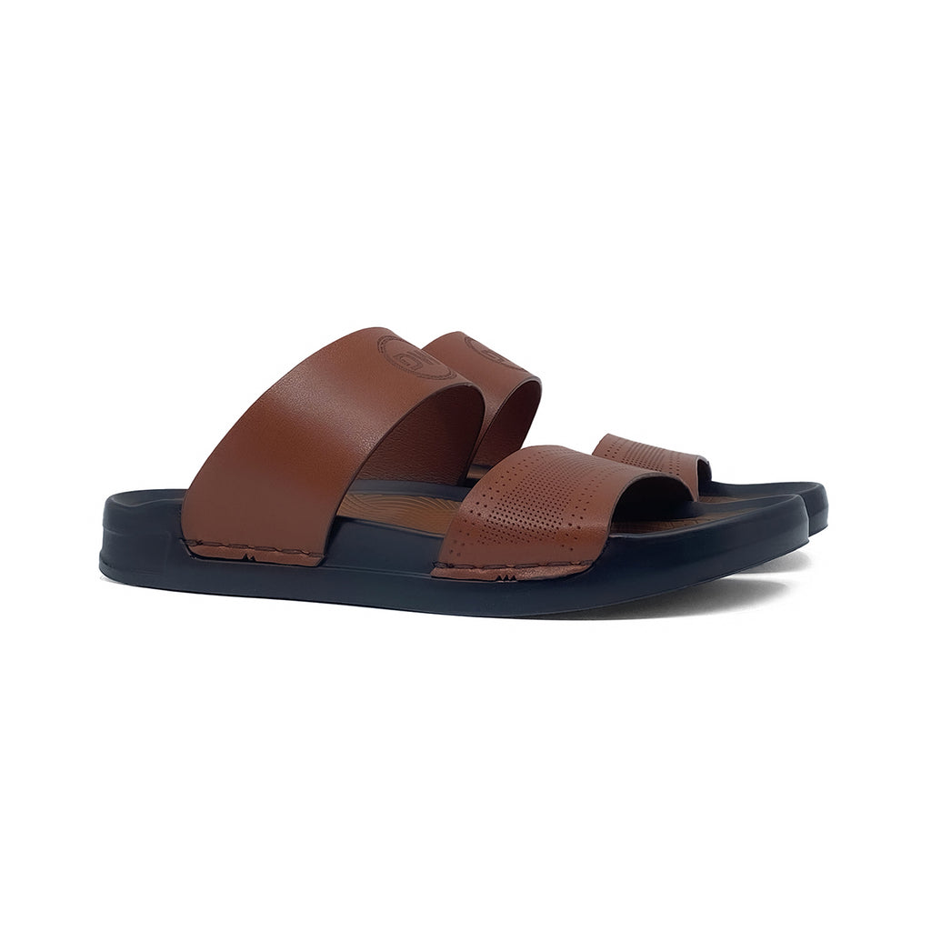 Mustard Double Strap Slipper