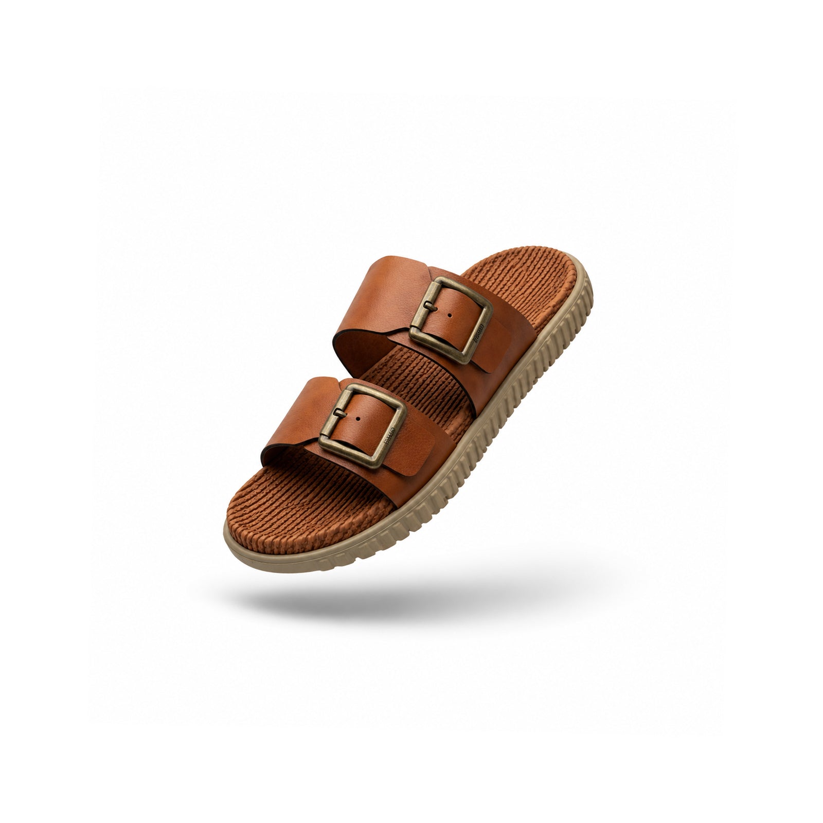 Brown Strap Slipper